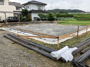 2021.7.16　防湿シート＋捨コン