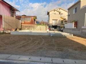 2023.12.10　玄関土間打ち・整地